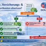 Abzugsfähigkeit von Fracht-, Versicherungs- und Transportkosten beim Zollwert