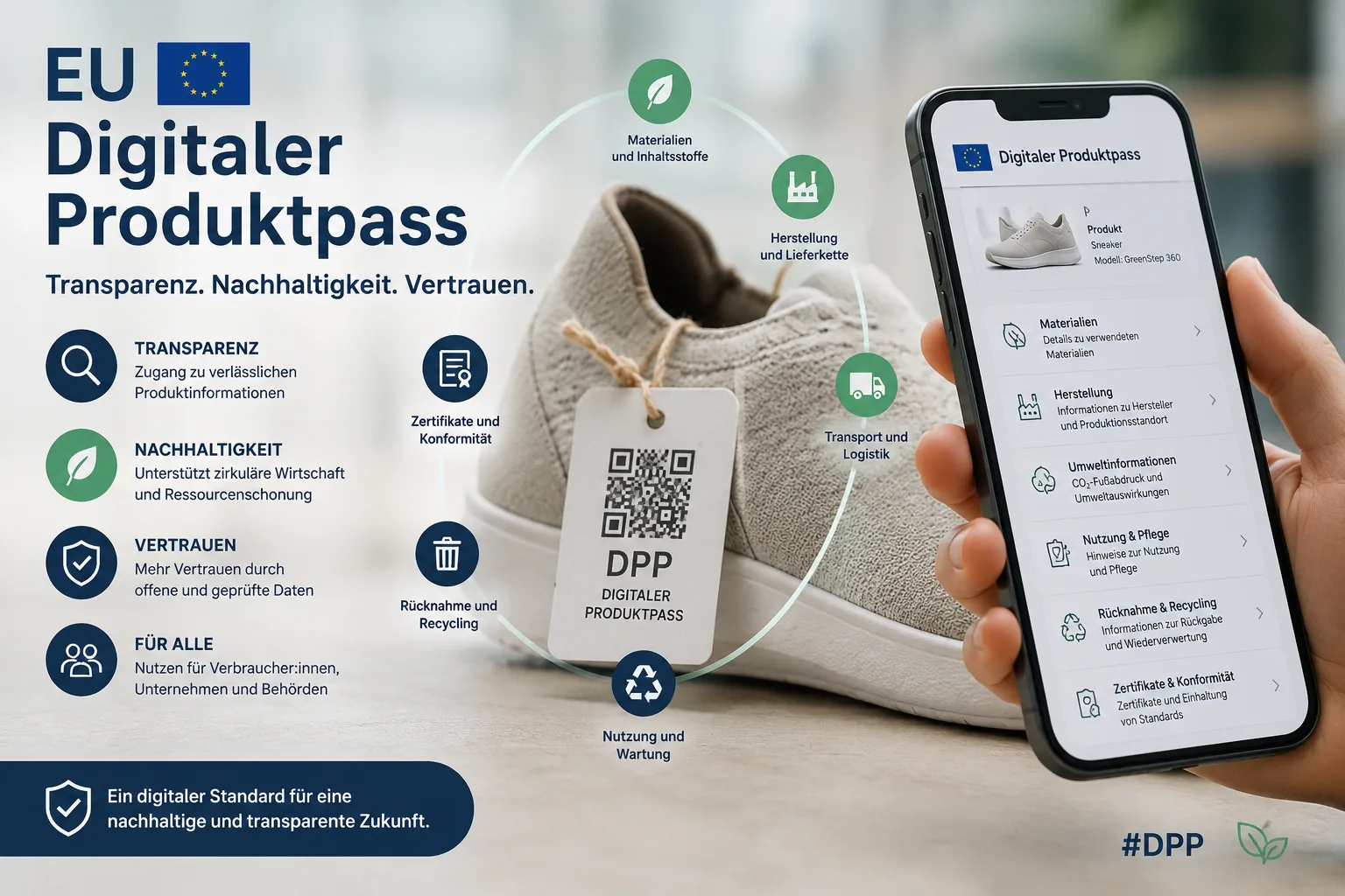 Digitaler Produktepass EU Vorlage, Formular