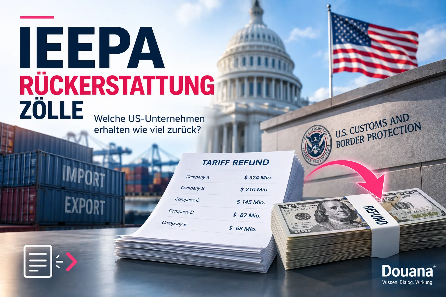 Zölle zurückfordern, aktueller Stand IEPPA USA
